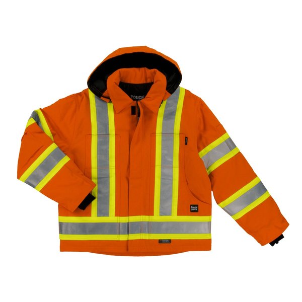 Safety Insulated Duck Jacket, Navy, 3XL