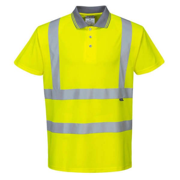 Hi-Vis S/S Polo Shirt, XXL