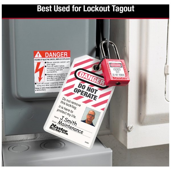 Photo ID Safety Tags, Danger Do Not Operate, English, 12 Per Pack