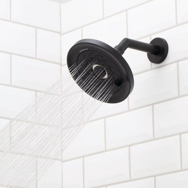 Neo Shower Arm and Flange, Matte Black