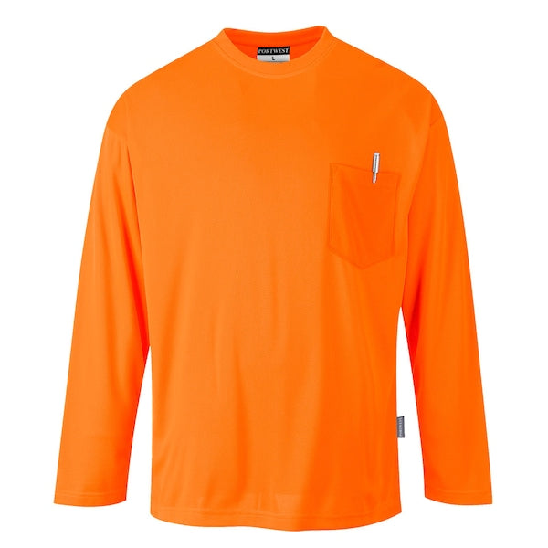 Long Sleeve Pocket T-Shirt, XL