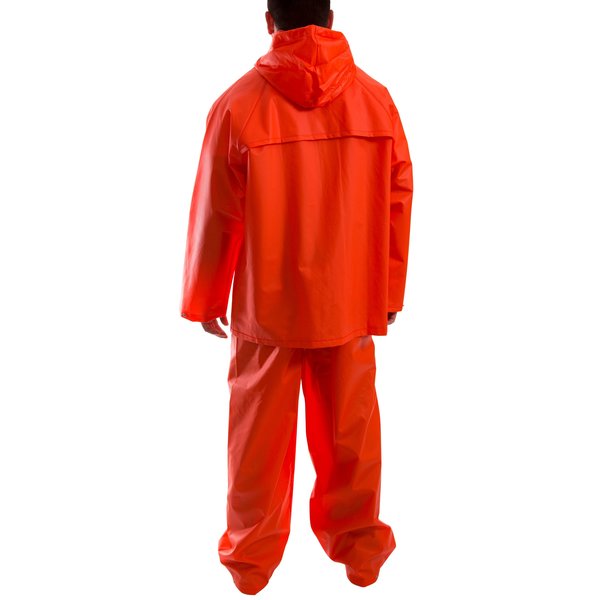 Rain Suit w/Jacket/Bib, Unrated, Orange, S