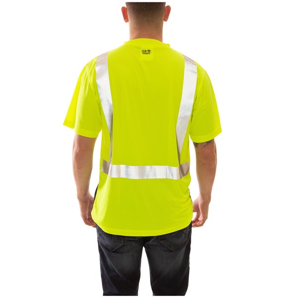 Job Sight Class 2 Black Front T-Shir