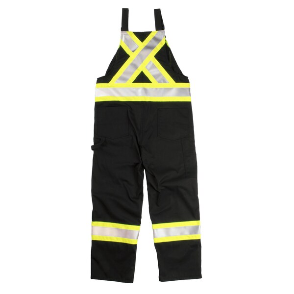 Unlined Safety Overall, S76931-BLACK-5XL