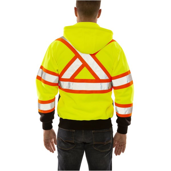 High Visibility Sweatshirt, 5XL, Polyester