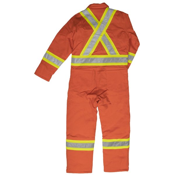 Insulated Duck Safety Coverall, Orng.4XL