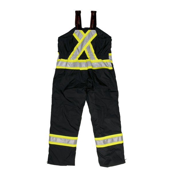 Hi-Vis Insulated Bib Overalls, Black