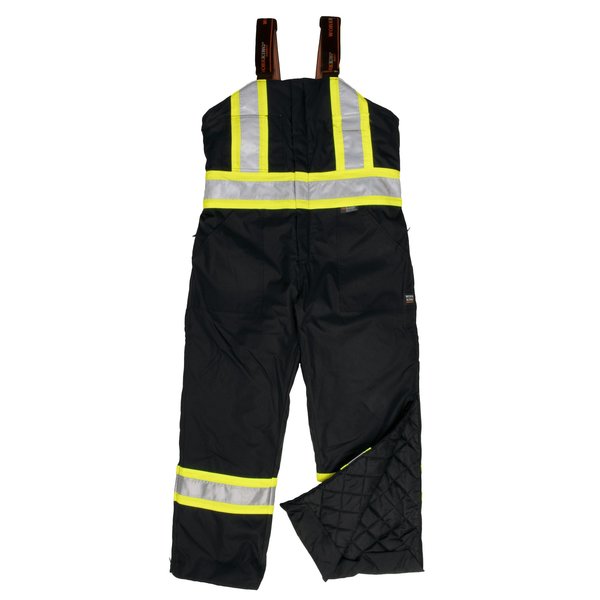 Hi-Vis Insulated Bib Overalls, Black