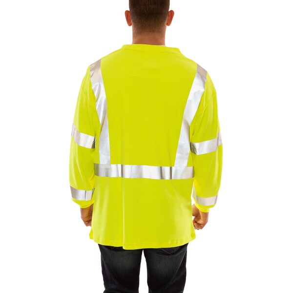 Job Sight FR Long Sleeve T-Shirt, Yellow, L