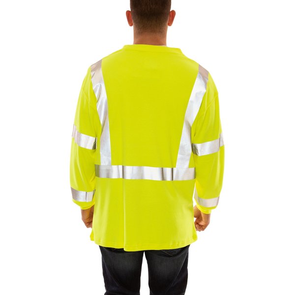 Job Sight FR Long Sleeve T-Shirt, Yellow, XL
