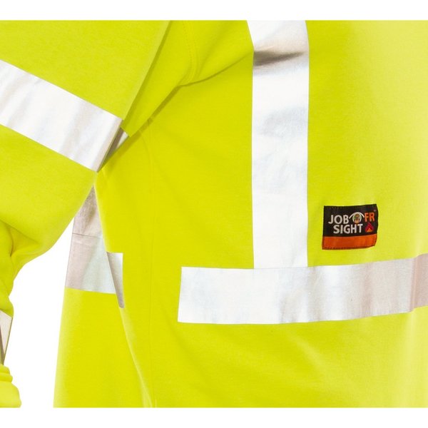 Job Sight FR Long Sleeve T-Shirt, Yellow, XL