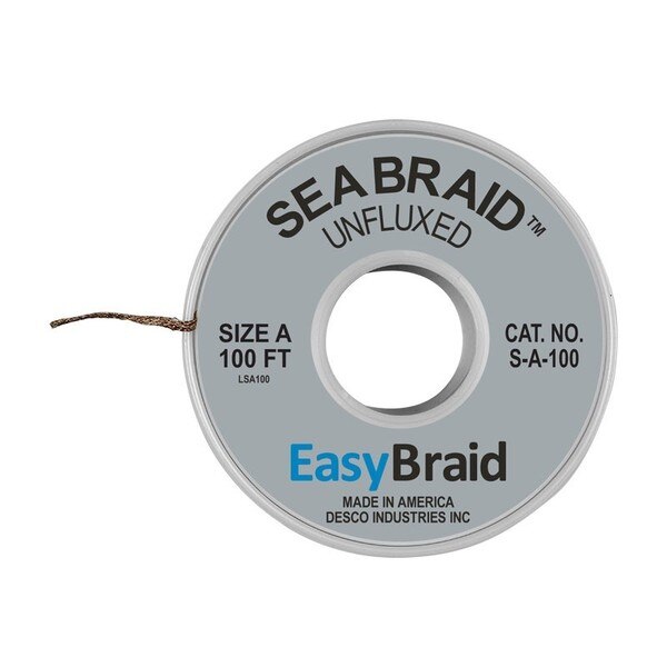 DESOLDERING BRAID, SEA BRAID, .025
