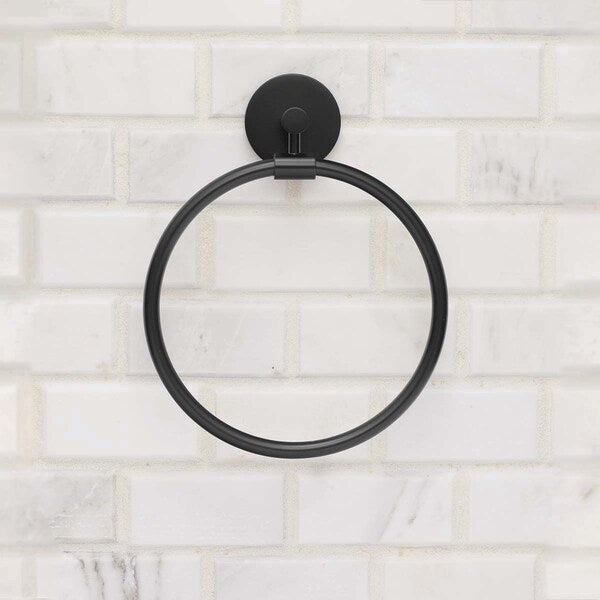 Neo Towel Ring, Matte Black