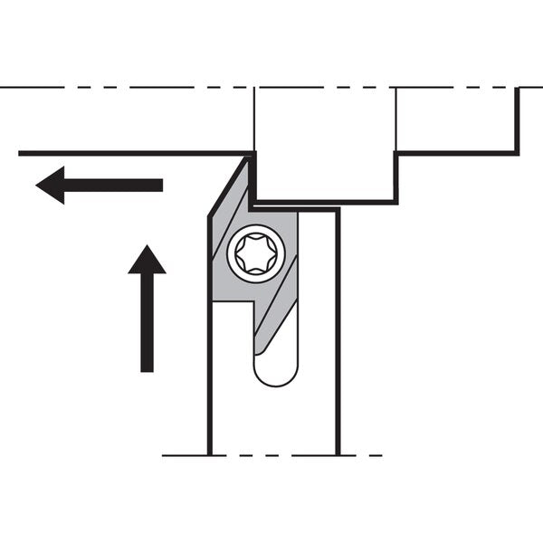 Turning Toolholder, SABSR 615JXF