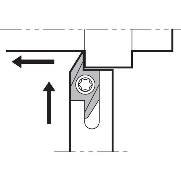 Turning Toolholder, SABSR 1010JX40F
