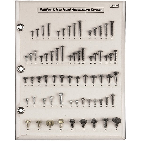 Sheet Metal Screw, Hex Head Phillips Drive