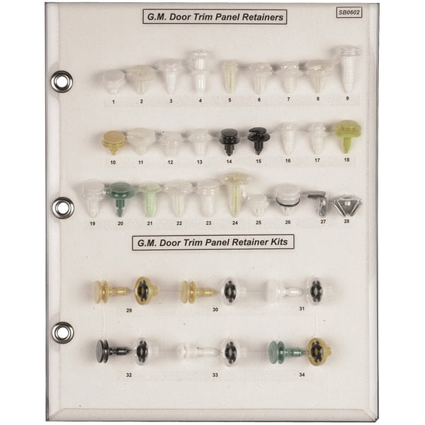 Door Panel Ret Sample Board GM Car/Truck