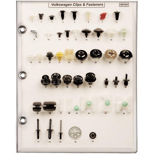 VW Sample Board Clips All VW