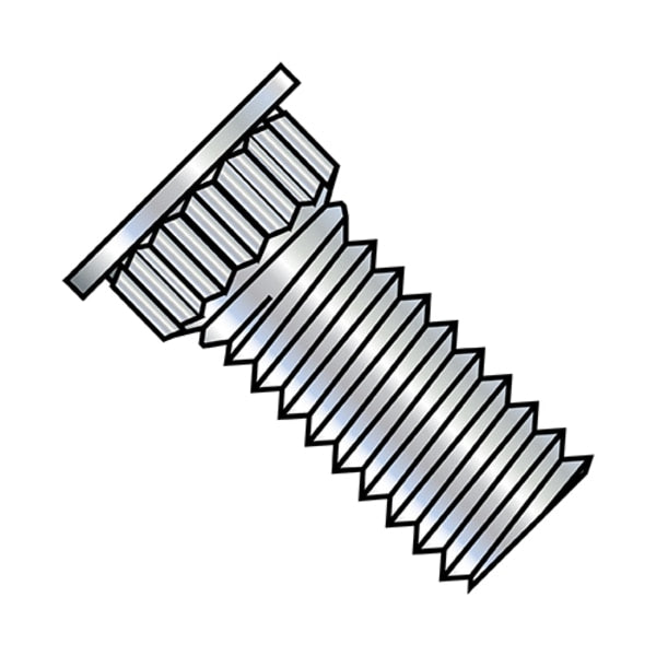 Captive Panel Screw, 4-40X3/8 Thrd Sz, 3/8 in Lg, Flush, Eletro - Tin Phosphor Bronze