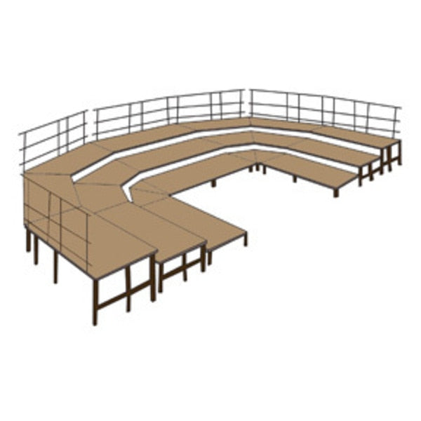 Seated Band Configuration Package, 3 Level, Hardboard Floor