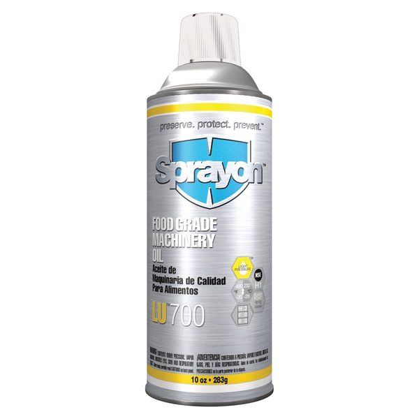 Food Grade Machinery Oil, H1 Food Grade, 10 oz Aerosol Can