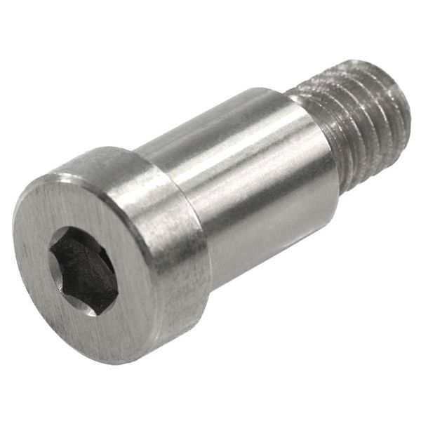 Shoulder Screw, #8-32 Thr Sz, 3/8 in Shoulder Lg, Stainless Steel