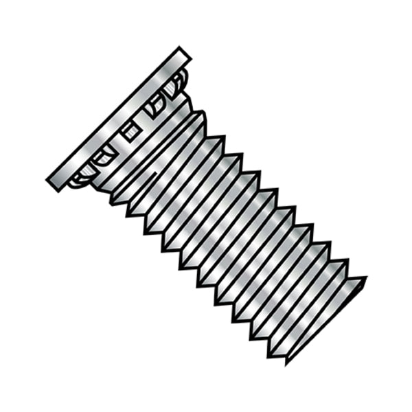 Captive Panel Screw, 5/16-18X1 1/2 Thrd Sz, 1-1/2 in Lg, Flush, Plain Steel