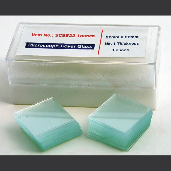 Glass Coverslips, 18Mm X 18Mm, 1Oz., #1