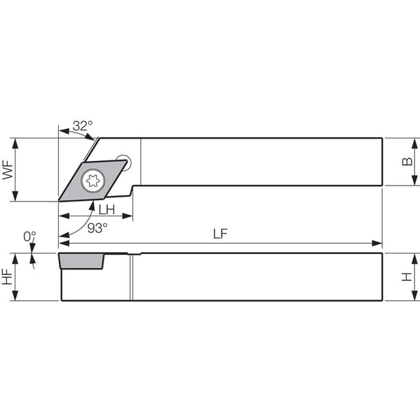 Turning Toolholder, SDJCL 83A