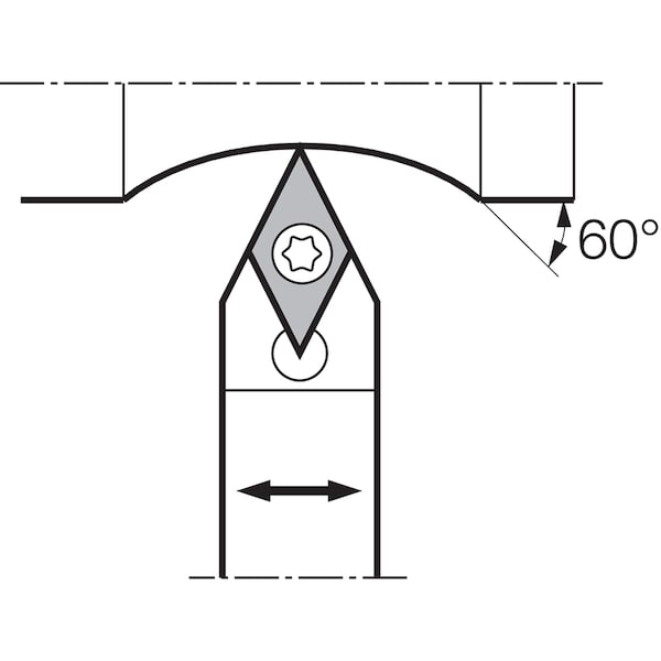 Turning Toolholder, SDNCN 83A