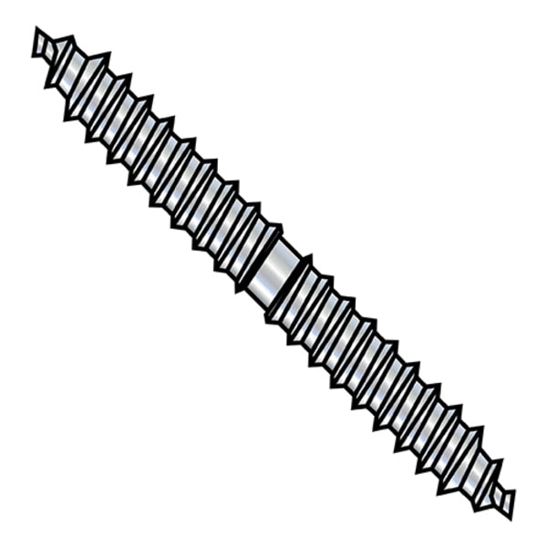 3/16X2 DOWEL SCREW PT THREADED ZINC