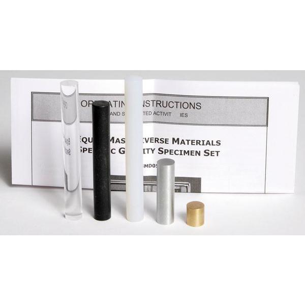 Equal Mass Diverse Materials Cylinders,
