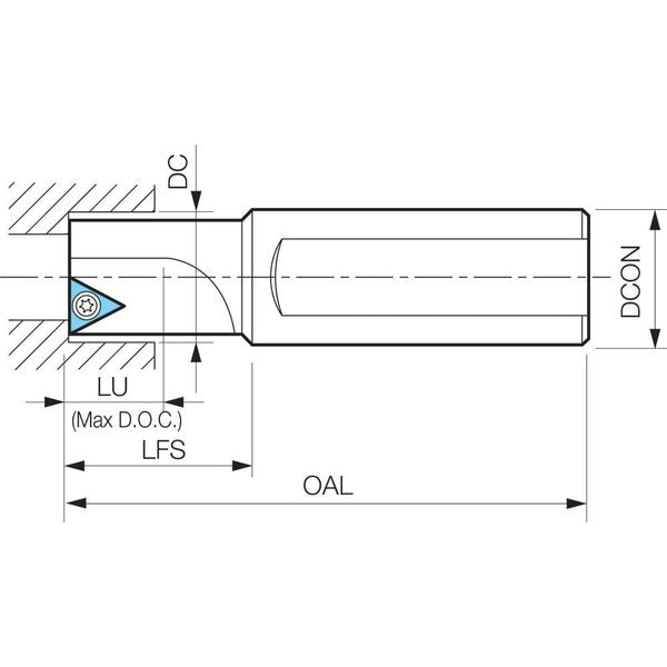 Counterbore for Socket Head Cap Screw 14