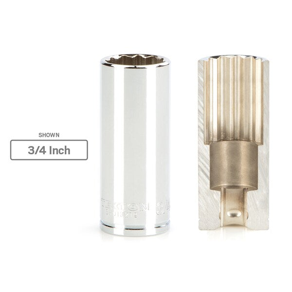 3/8 Inch Drive x 1/4 Inch Deep 12-Point Socket