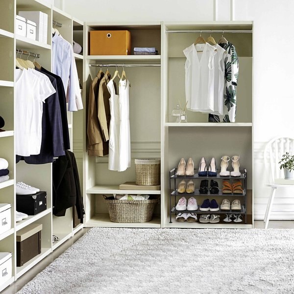 Shoe Rack, Resin Slatted, 3 Tier, Espresso