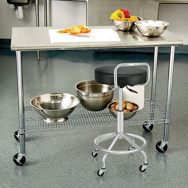 Work Stool, Cushioned Pneumatic