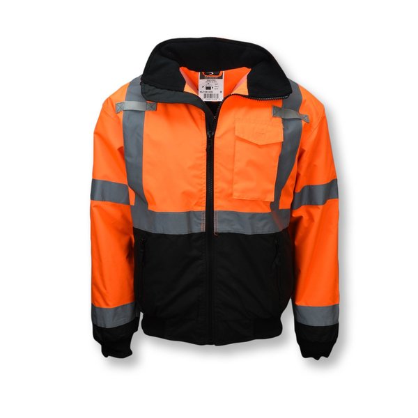 Radians SJ110B Class 3 Two-in-One High Visibility Bomber Safety Jacket