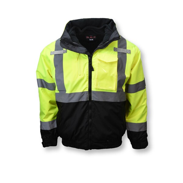 Radians SJ210B Three-in-One Deluxe High Visibility Bomber Jacket