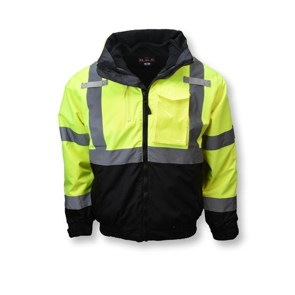 Radians SJ210B Three-in-One Deluxe High Visibility Bomber Jacket