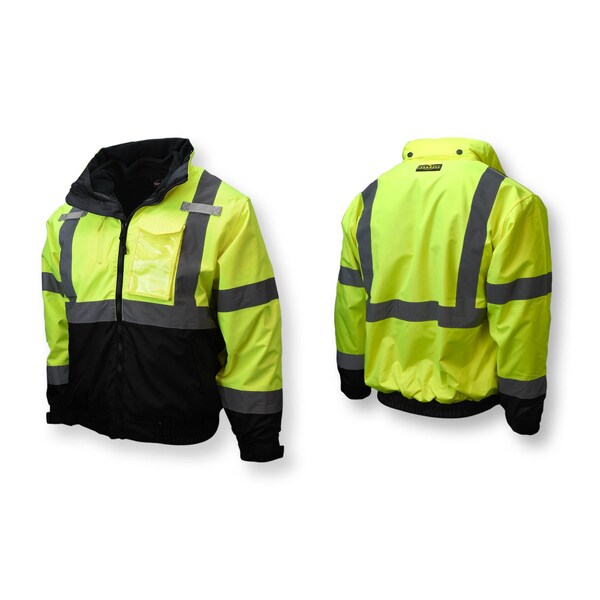 Radians SJ210B Three-in-One Deluxe High Visibility Bomber Jacket