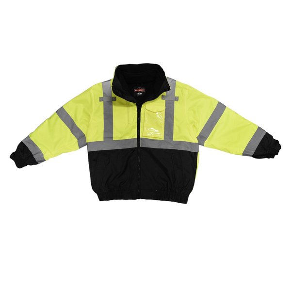 Radians SJ210B Three-in-One Deluxe High Visibility Bomber Jacket