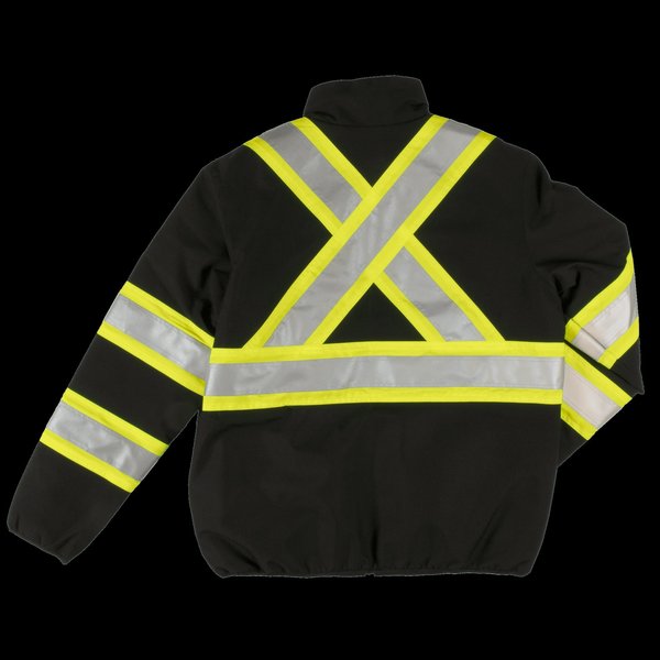 Reversible Safety Jacket, SJ271-BLACK-XL