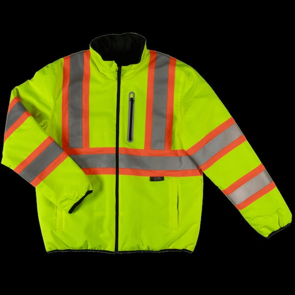 Reversible Safety Jacket, SJ272-FLGR-3XL