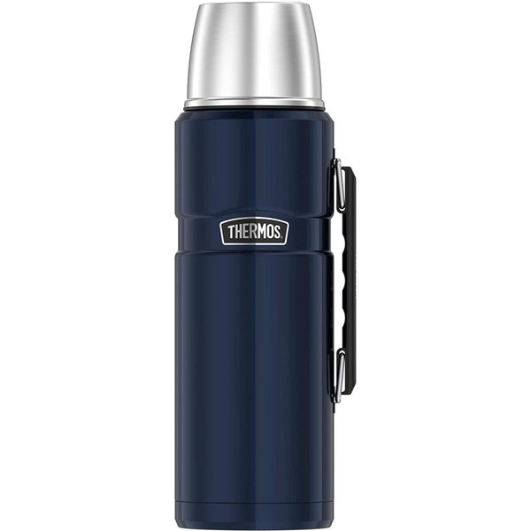 Stainless King Beverage Bottle, 68 oz, Bl