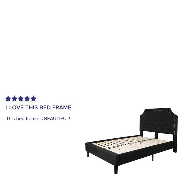 Brighton Full Platform Bed, Black