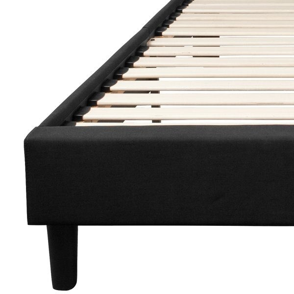 Brighton Queen Platform Bed, Black