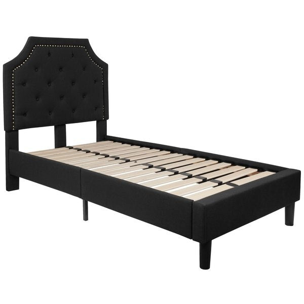 Brighton Twin Platform Bed, Black