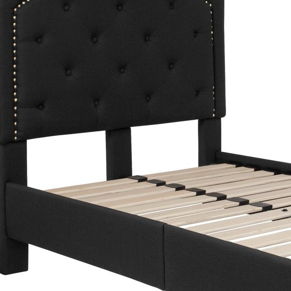 Brighton Twin Platform Bed, Black