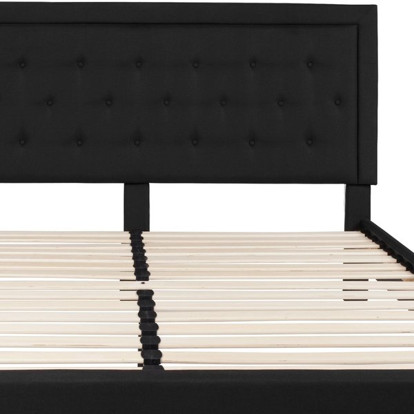 Roxbury King Platform Bed, Black