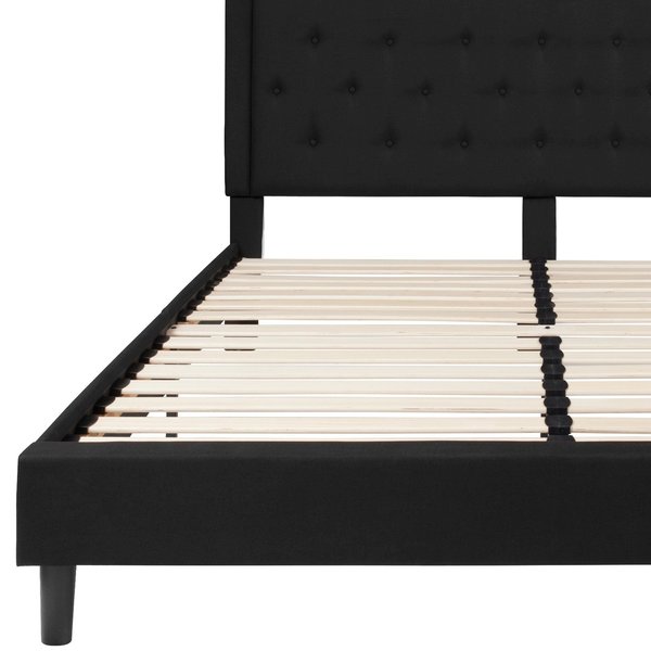 Roxbury King Platform Bed, Black